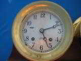Chelsea Ships Bell Clock & Barometer w/Original Mahogany Stand - 2 of 12