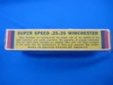 Winchester Super Speed 25-35 wcf Cartridge Box Full Pre-War K Code - 6 of 9