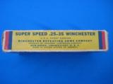 Winchester Super Speed 25-35 wcf Cartridge Box Full Pre-War K Code - 5 of 9