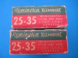 Remington Kleanbore 25-35 Express Full Cartridge Box (2) - 3 of 9