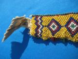 Northern Plains Sioux Beaded Choker Circa 1890's - 2 of 10