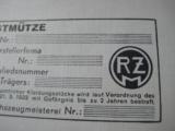 SS RZM Visor Cap Tags Dienstmutze & Feldmutze Rare Uncut Sheet - 9 of 9