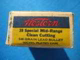 Western 38 Special Mid Range Cartridge Target Box Pre War - 3 of 11
