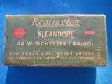 Remington Kleanbore 44-40 Cartridge Box Full - 1 of 6