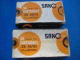 Sako 25 Auto Unprimed Brass 6.35mm Browning New Old Stock - 1 of 4