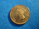 U.S. One Dollar Gold Coin 1857 MS62 - 2 of 9
