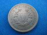 U.S. 1883 V Nickel AU58 - 2 of 4
