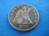 U.S. Seated Liberty 20 Cent Piece 1875 VG45+ - 3 of 5