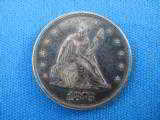 U.S. Seated Liberty 20 Cent Piece 1875 VG45+ - 1 of 5