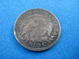 U.S. 1821 Capped Bust Dime 10 Cent VG10 - 4 of 4