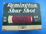 Remington ShurShot 20 Gauge 0 Buckshot Mexican Export Box Rare - 3 of 11
