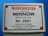 Winchester 5 Hook Minnow 2001 Licensed Reproduction NIB - 3 of 11