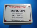 Winchester 5 Hook Minnow 2001 Licensed Reproduction NIB - 2 of 11