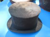 Beaver Top Hat Stovepipe w/original Leather Carrying Case - 4 of 11