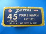 Peters 45 Auto Police Match 2 Boxes - 2 of 21