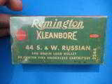 Remington Kleanbore 44 Russian Cartridge Box Full - 1 of 6