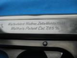 Walther PP 7.65mm Pistol Eagle/N Circa 1940 W/Rare Lanyard Ring - 7 of 25