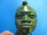 Green Verdite Shona Sculpture by Israel Chikumbirike Signed - 2 of 10