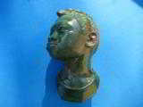 Green Verdite Shona Sculpture by Israel Chikumbirike Signed - 1 of 10