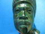 Green Verdite Shona Sculpture by Peter Chikumbirike Zimbabwe Signed - 2 of 12