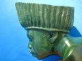 Green Verdite Shona Sculpture by Peter Chikumbirike Zimbabwe Signed - 8 of 12
