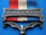 British Victorian Indian Mutiny Campaign Medal Delhi Circa 1857-58 1st European Bengal Fusiliers RARE Named - 3 of 13