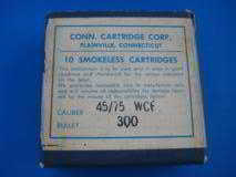 Connecticut Cartridge Corp. 45-75 WCF Winchester Vintage Cartridge Box Full - 1 of 5