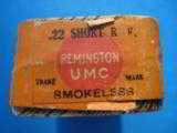 Remington UMC 22 Short Rimfire Smokeless Ungreased 2 pc. Box Full & Sealed - 4 of 7