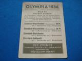 Original 1936 Olympic Games German Commemorative Silver Medal w/original box - 17 of 17