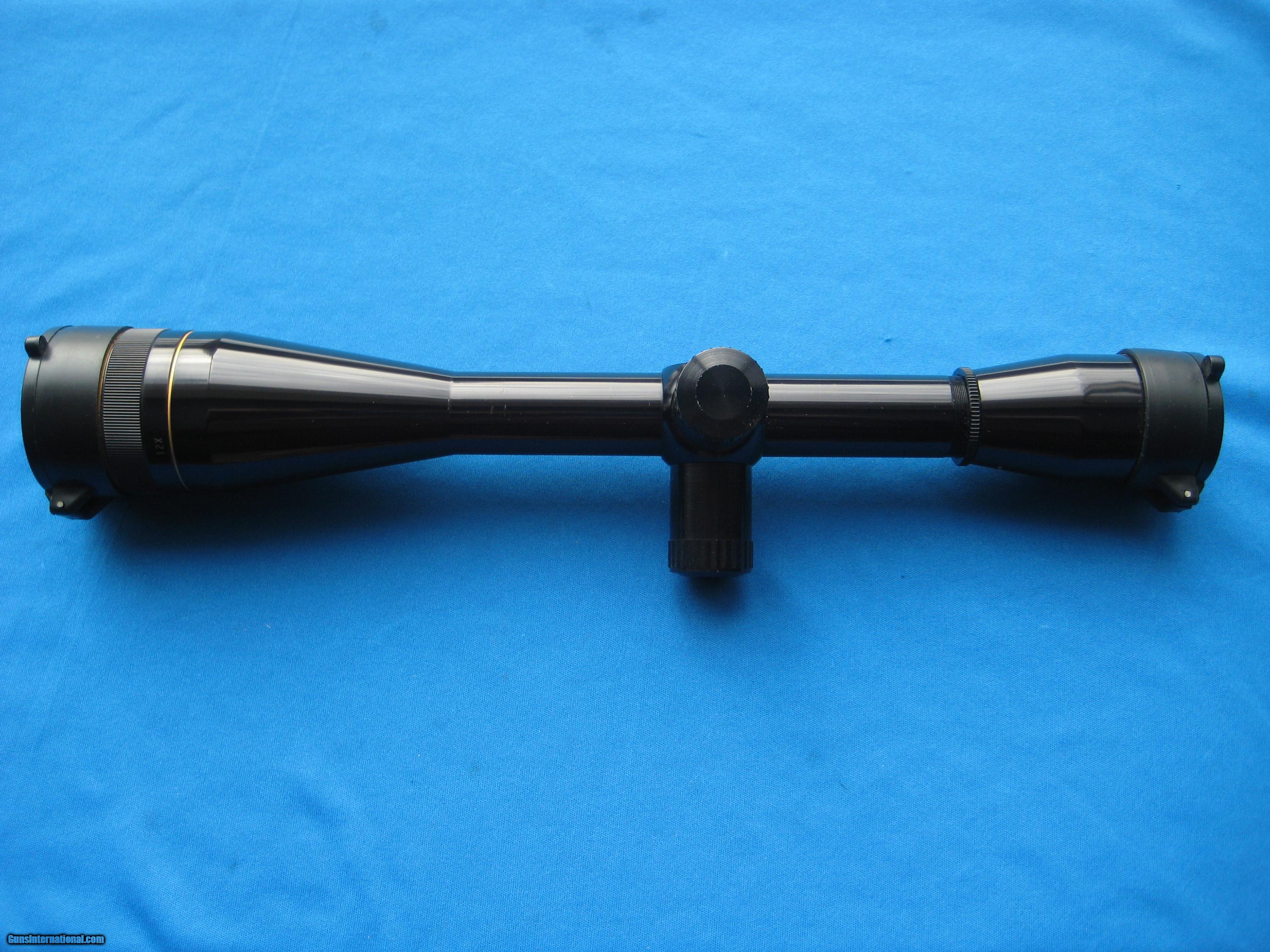 Leupold 12X Rifle Scope Target Knobs Adj. Obj.