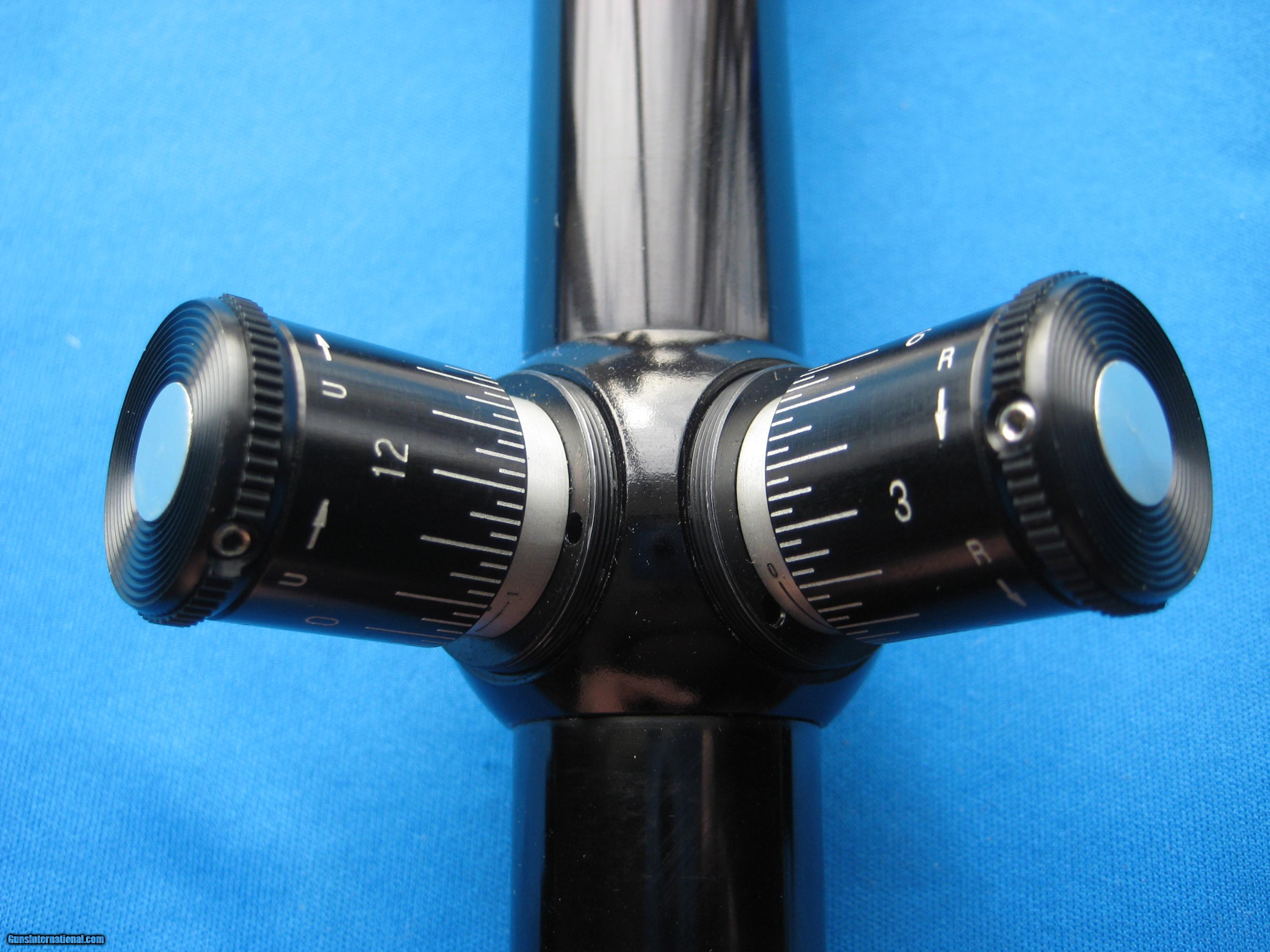 Leupold 12X Rifle Scope Target Knobs Adj. Obj.