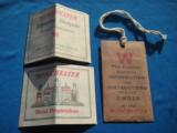 Winchester Instructions & Metal Preparations Packet Original Hang Tag Envelope Rare - 1 of 10