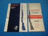 Winchester Model 12 Shotgun Manual Fold-Outs Original - 10 of 14