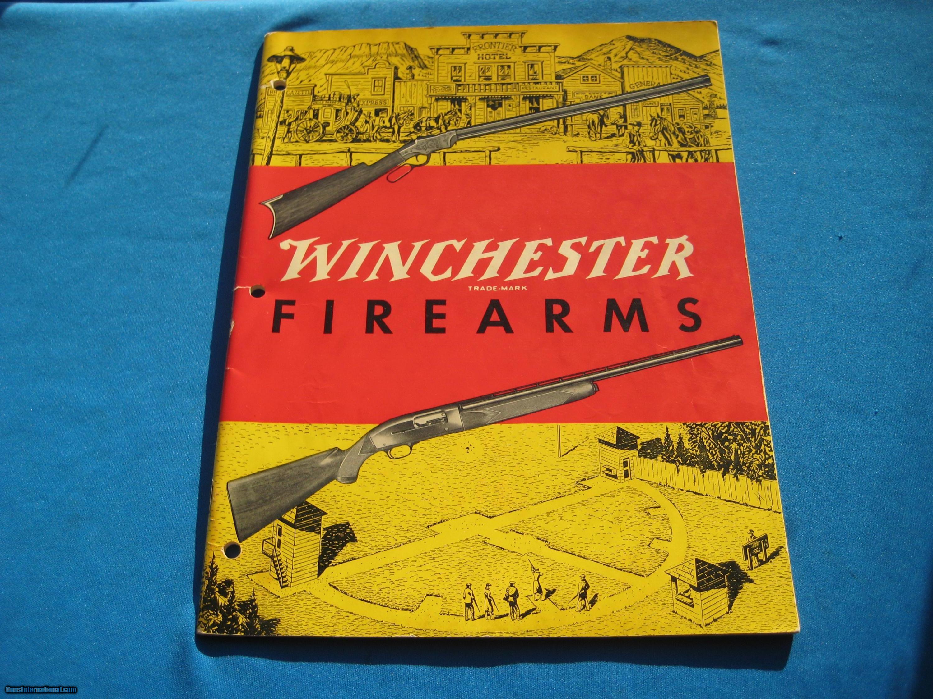 Winchester 1957 Catalog Original Full Line of Firearms, Engraving ...