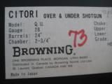 Browning Citori Quail Unlimited 28 Gauge #73/100 O/U Shotgun NIB w/chokes & Paperwork - 15 of 16