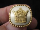 18K Solid Gold Cufflinks Pahlavi Royal Crown (Shah Of Iran) - 11 of 13