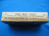 Peters Cartridge Co. 32-40 2 Piece Box Full 1894 Date Code - 1 of 11