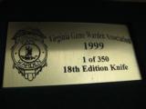 Case XX Knife Virginia Game Wardens Assoc.18th Edition 1/350 1999 - 4 of 6
