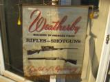 Weatherby Dealer Store Banner Vintage - 9 of 9