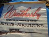 Weatherby Dealer Store Banner Vintage - 2 of 9
