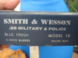 Smith & Wesson Box for Model 10-5 All Paperwork Included - 4 of 8