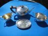 John Emes 4 Pc. English Sterling Silver Tea Service Circa 1805 George III - 1 of 18