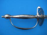 French Steel Mounted Court Sword Trefoil Blade with Original Lizard Skin Scabbard Circa 1780 - 2 of 13