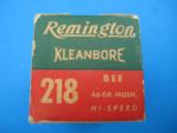 Remington Kleanbore 218 Bee 46 grain Mushroom HP Full Box - 4 of 9