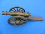 Bronze Cannon w/Carriage Circa Early 1900's - 3 of 8
