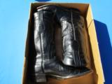 Lucchese Cowboy Boots Size 10B Black w/Original Box - 1 of 10