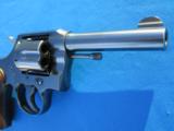 Colt Official Police 38 Special Revolver Blue 4" Bbl. Pre War - 6 of 20
