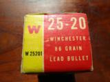 Winchester 25-20 Full Cartridge Box - 4 of 8