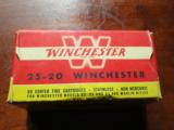 Winchester 25-20 Full Cartridge Box - 1 of 8