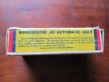 Winchester 45 Auto Colt Cartridge Box Full Patch 230 Grain Staynless - 6 of 8
